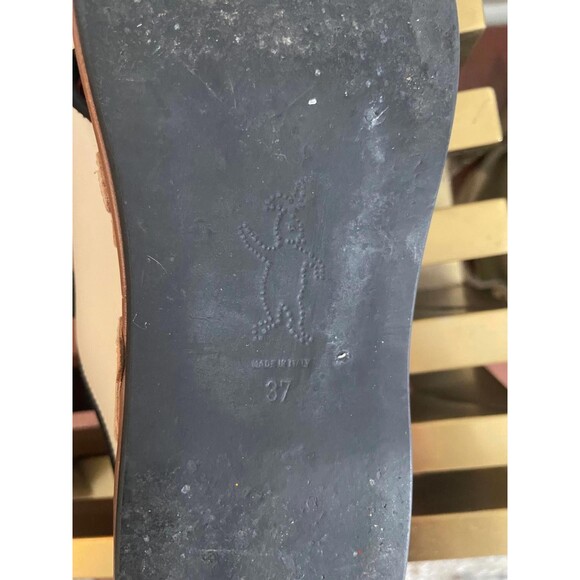 Marni White Leather Cross Strap Floral Platform Sandals Size 37 - Picture 7 of 8